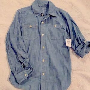 Boys Gap size 8 chambray top NWT